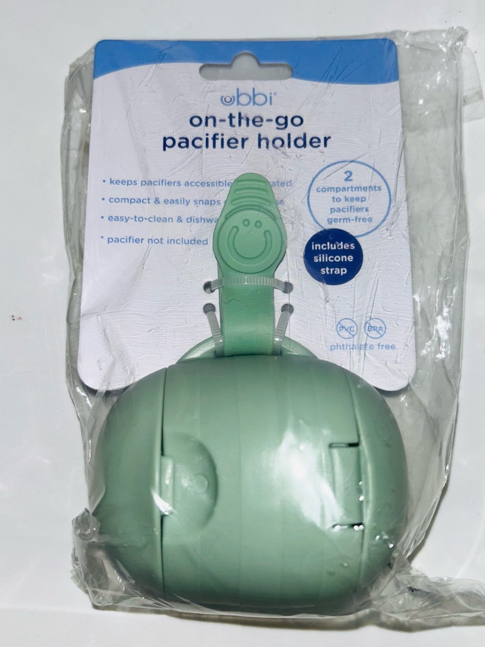 Ubbi pacifier holder